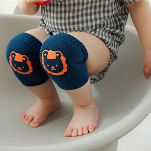 Hidetex ハイハイのための赤ん坊の膝のパッド-幼児膝のパッド、調節可能な伸縮性があるレッグウォーマー、男女兼用の幼児のためのスリップ防止レッグプロテクター(5組)