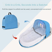 Load image into Gallery viewer, Hidetex Convenient Folding Anti-Pressure Crib in Bed - Newborn Baby Travel Crib