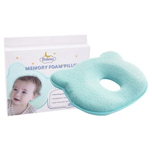 Load image into Gallery viewer, Hidetex Baby Pillow - Preventing Flat Head Newborn Pillow with Premium Memory Foam