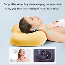 Cargar imagen en el visor de la galería, Hidetex Cervical Memory Foam Pillows: Neck Support Pillows for Sleeping - Side Sleeper Pillow for Shoulder Pain | Contour Support Bed Pillow for Side Back Stomach Sleepers