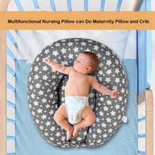 Load image into Gallery viewer, Hidetex Baby Nursing Pillows for Breastfeeding, Multifunctional Ultra Soft Nursing Pillow for Baby Boys and Girls, Baby Feeding Support Pillow for Newborn