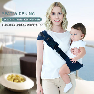 Hidetex 幼児スリング、人間工学に基づいたベビースリングキャリア、調節可能なストラップ、ソフトパッド＆ノンスリップヒップシート付き、乳幼児に最適