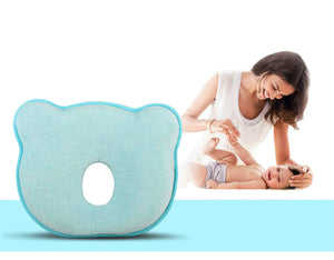 Hidetex Baby Pillow - Preventing Flat Head Newborn Pillow with Premium Memory Foam