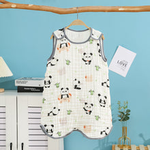 Laden Sie das Bild in den Galerie-Viewer, Hidetex Baby-Schlafsack – tragbare Decken-Schlafweste | 6-lagige Baumwollgaze-Tücher für Neugeborene