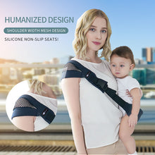 Load image into Gallery viewer, Hidetex Toddler Sling, Ergonomic Baby Sling Carrier with Adjustable Strap, Soft Padding &amp; Non-Slip Hip Seat, Perfect for Infant and Toddler